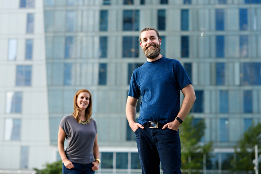 A company portrait with the focus on a man.